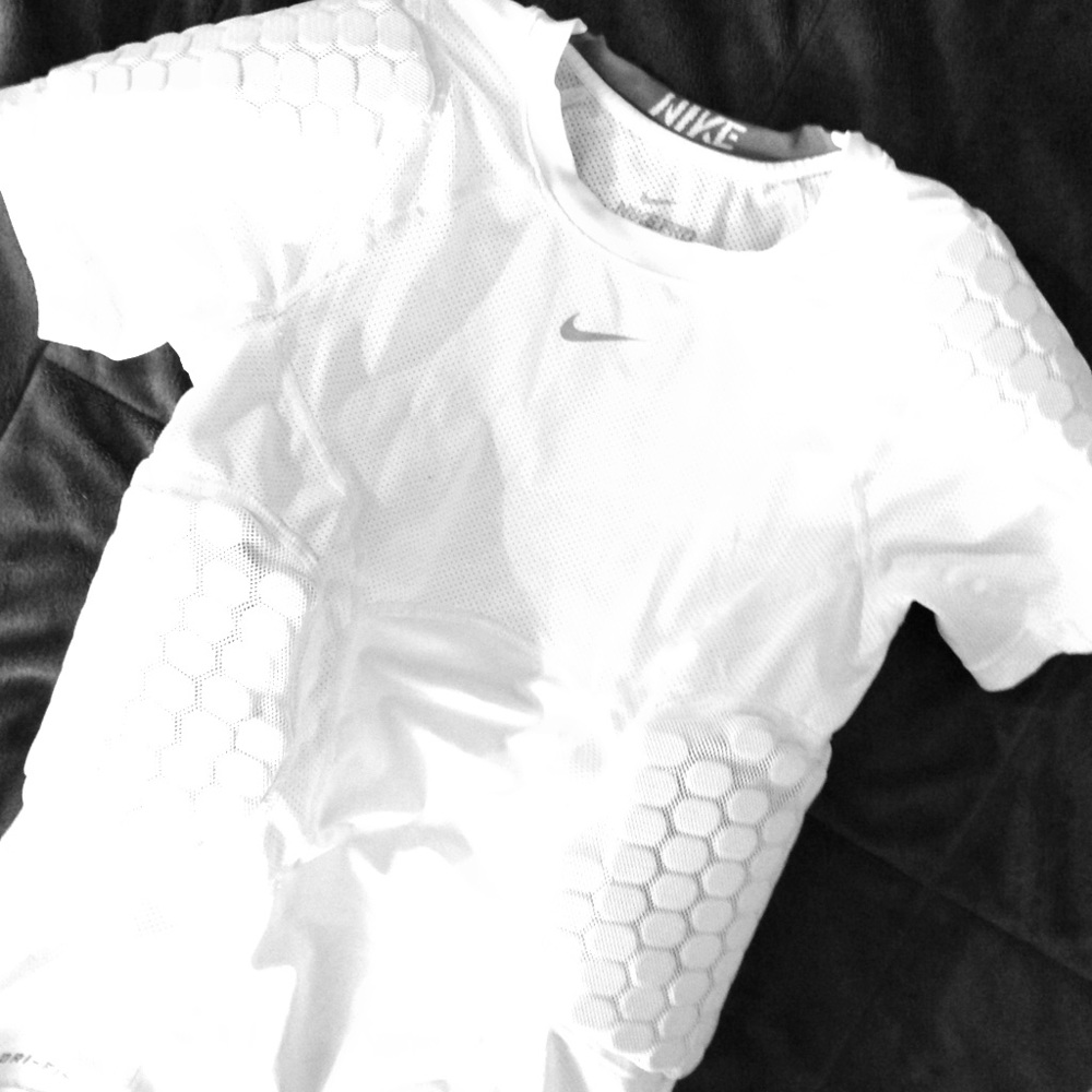 Nike Pro Combat Dri Fit padded football shirt